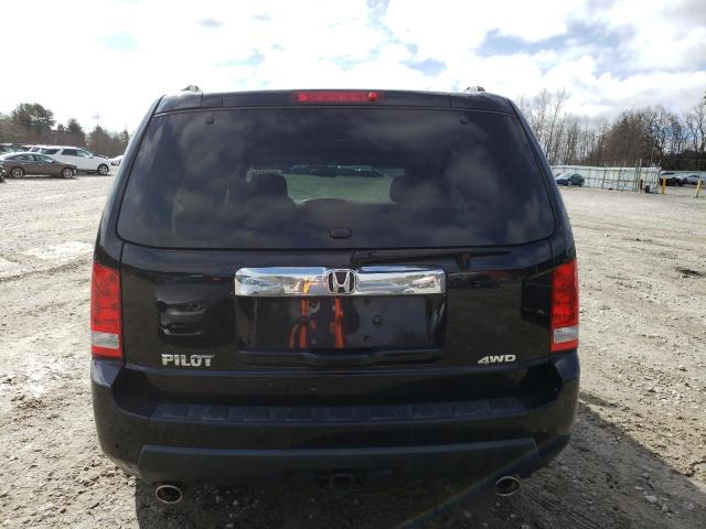 5FNYF4H59BB064616 - 2011 HONDA PILOT EXL BLACK photo 6