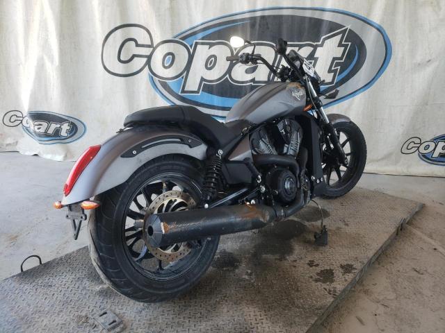 5VPFTB005H3000309 - 2017 VICTORY MOTORCYCLES OCTANE ნაცრისფერი ფოტო 4