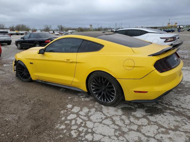 1FA6P8CF9F5367212 - 2015 FORD MUSTANG GT YELLOW photo 2