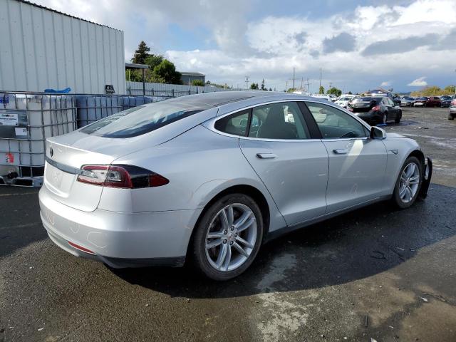 5YJSA1DN2DFP06069 - 2013 TESLA MODEL S ვერცხლისფერი ფოტო 3