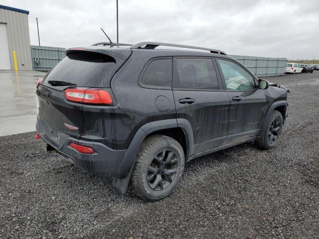1C4PJMBS3FW702174 - 2015 JEEP CHEROKEE TRAILHAWK BLACK photo 3