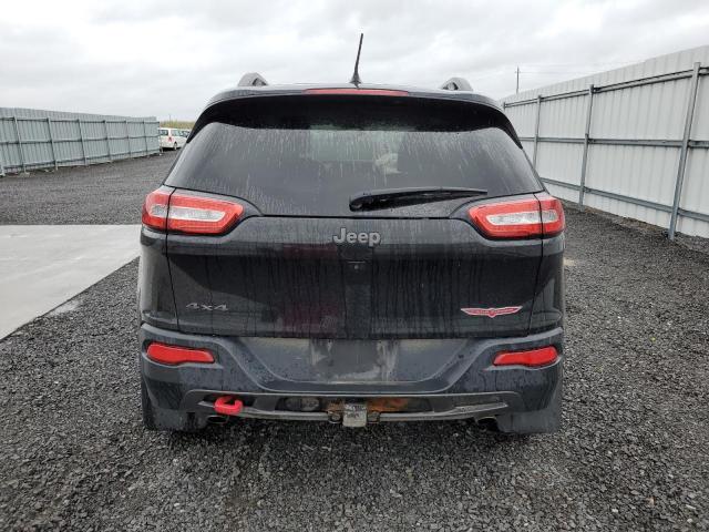 1C4PJMBS3FW702174 - 2015 JEEP CHEROKEE TRAILHAWK BLACK photo 6