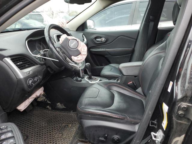 1C4PJMBS3FW702174 - 2015 JEEP CHEROKEE TRAILHAWK BLACK photo 7