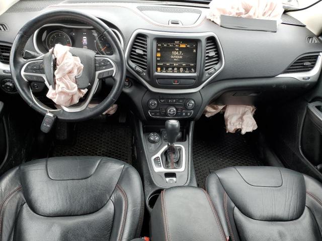 1C4PJMBS3FW702174 - 2015 JEEP CHEROKEE TRAILHAWK BLACK photo 8