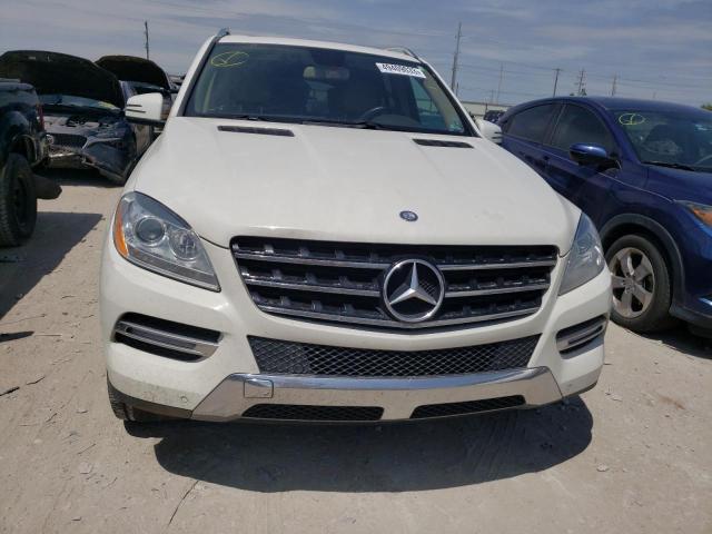 4JGDA5HB1CA062986 - 2012 MERCEDES-BENZ ML 350 4MATIC WHITE photo 5