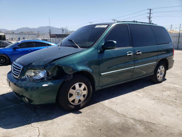 KNDUP131926115302 - 2002 KIA SEDONA EX GREEN photo 1