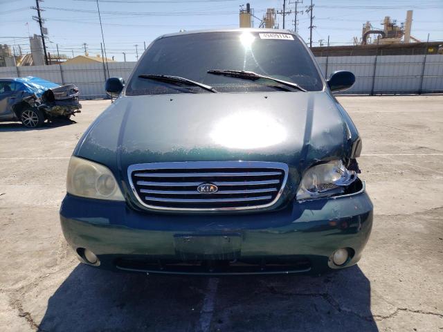 KNDUP131926115302 - 2002 KIA SEDONA EX GREEN photo 5