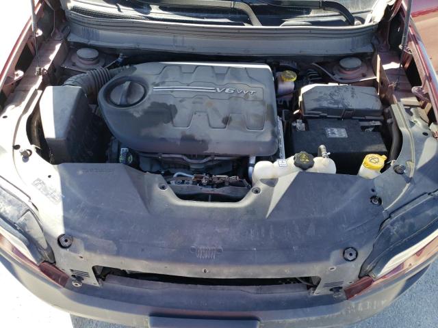 1C4PJMBX8KD283045 - 2019 JEEP CHEROKEE TRAILHAWK BURGUNDY photo 11