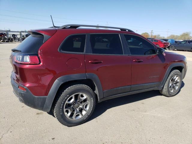 1C4PJMBX8KD283045 - 2019 JEEP CHEROKEE TRAILHAWK BURGUNDY photo 3