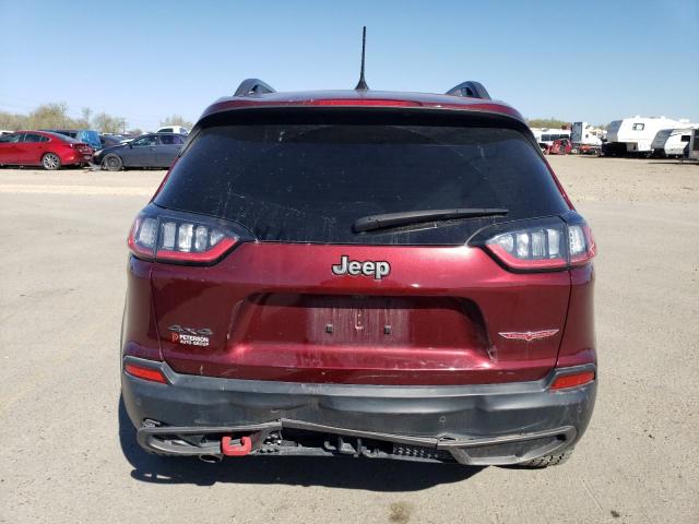 1C4PJMBX8KD283045 - 2019 JEEP CHEROKEE TRAILHAWK BURGUNDY photo 6
