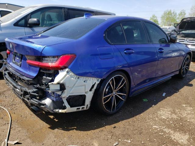 WBA5R7C00LFH76842 - 2020 BMW 330XI BLUE photo 3