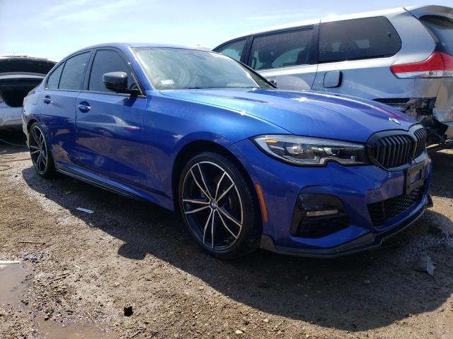 WBA5R7C00LFH76842 - 2020 BMW 330XI BLUE photo 4