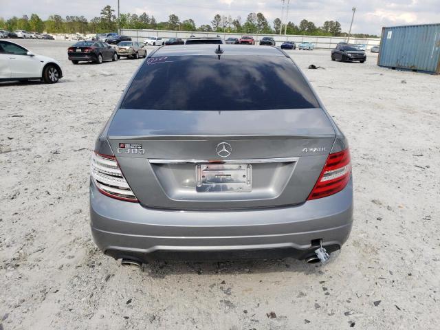 WDDGF8AB5ER302064 - 2014 MERCEDES-BENZ C 300 4MATIC SILVER photo 6