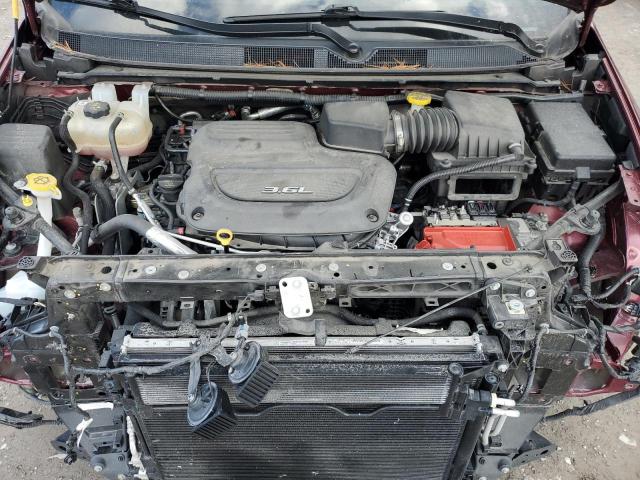 2C4RC1EGXHR564833 - 2017 CHRYSLER PACIFICA TOURING L PLUS RED photo 11