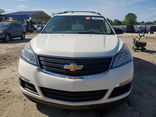 1GNKRFKDXEJ261873 - 2014 CHEVROLET TRAVERSE LS WHITE photo 5