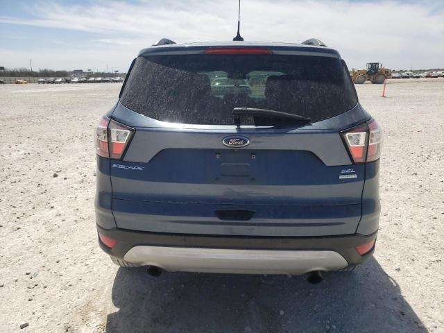 1FMCU0HD2JUC94550 - 2018 FORD ESCAPE SEL BLUE photo 6