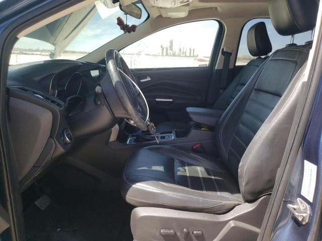 1FMCU0HD2JUC94550 - 2018 FORD ESCAPE SEL BLUE photo 7