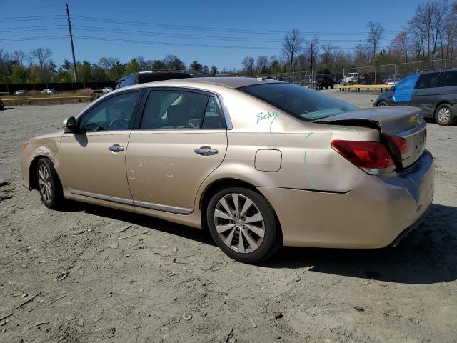 4T1BK3DB7BU398184 - 2011 TOYOTA AVALON BASE BEIGE photo 2