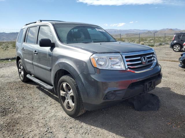 5FNYF3H26DB039014 - 2013 HONDA PILOT LX GRAY photo 4