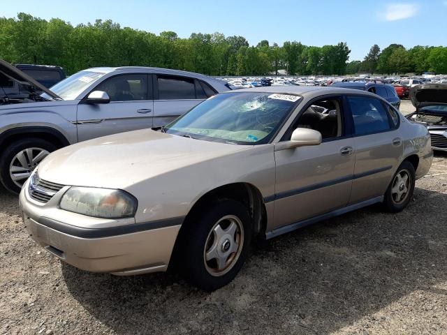 2G1WF52EX39276915 - 2003 CHEVROLET IMPALA GOLD photo 1