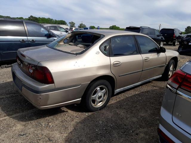 2G1WF52EX39276915 - 2003 CHEVROLET IMPALA GOLD photo 3