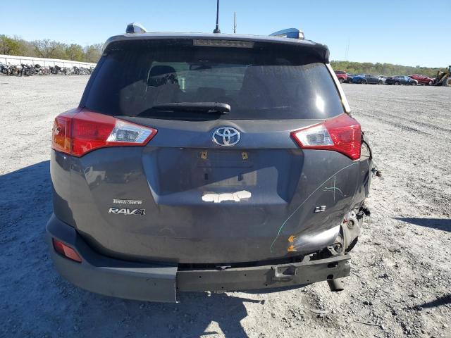 2T3ZFREV2EW079897 - 2014 TOYOTA RAV4 LE GRAY photo 6