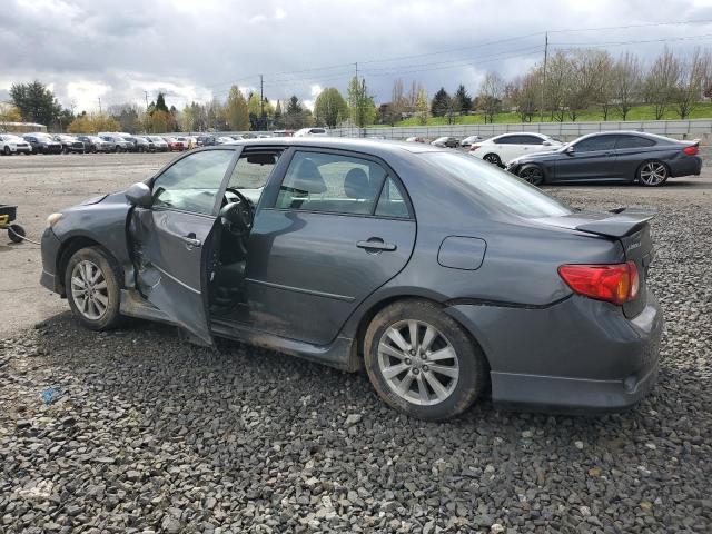 1NXBU40E39Z158320 - 2009 TOYOTA COROLLA BASE GRAY photo 2