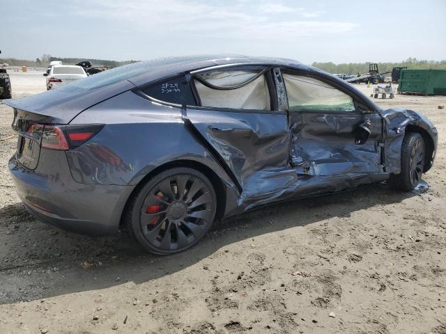 5YJ3E1EC5PF633791 - 2023 TESLA MODEL 3 GRAY photo 3