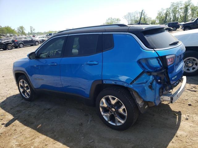 3C4NJDCB7JT263047 - 2018 JEEP COMPASS LIMITED BLUE photo 2