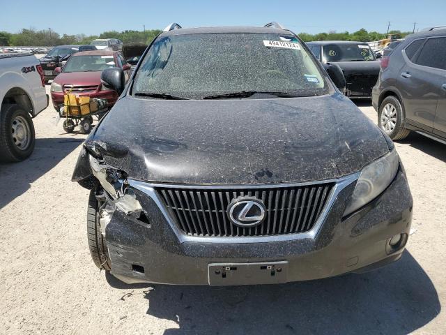 2T2ZK1BA6BC052878 - 2011 LEXUS RX 350 BLACK photo 5