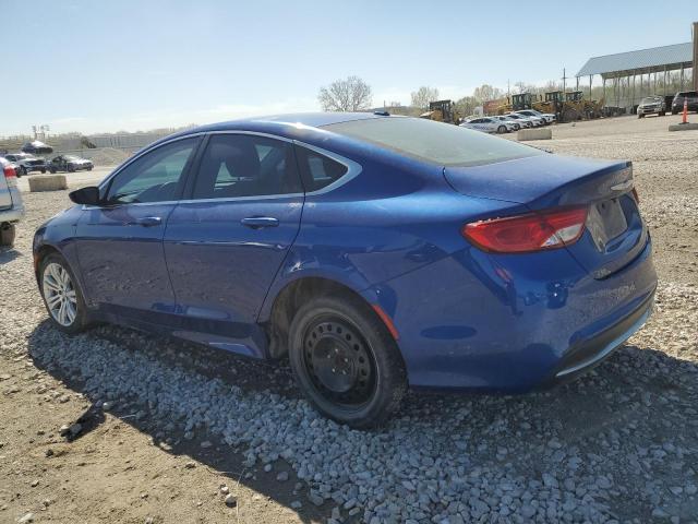 1C3CCCAB8FN531615 - 2015 CHRYSLER 200 LIMITED BLUE photo 2