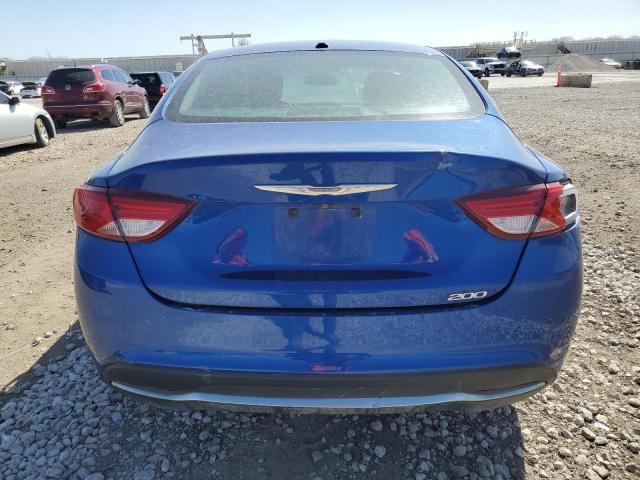 1C3CCCAB8FN531615 - 2015 CHRYSLER 200 LIMITED BLUE photo 6