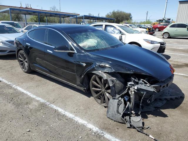 5YJSA1E24HF206876 - 2017 TESLA MODEL S შავი ფოტო 4