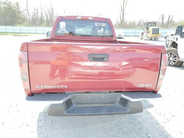 1GTCS146X68130325 - 2006 GMC CANYON RED photo 6
