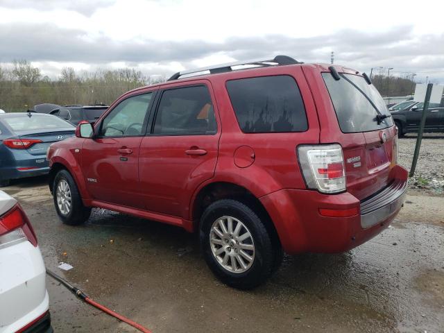 4M2CU87128KJ45453 - 2008 MERCURY MARINER PREMIER RED photo 2