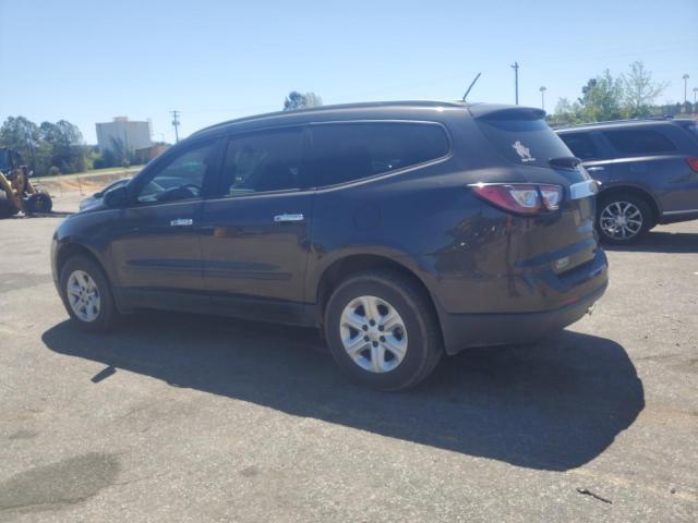 1GNKRFKD5EJ358656 - 2014 CHEVROLET TRAVERSE LS GRAY photo 2