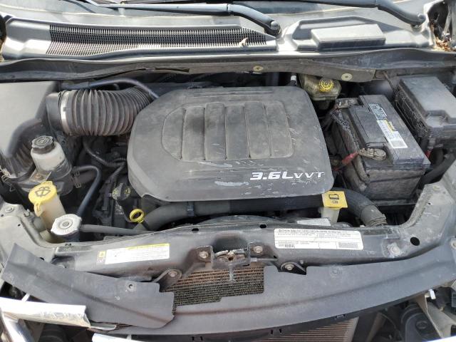 2C4RC1CG7CR105710 - 2012 CHRYSLER TOWN & COU TOURING L BLACK photo 12