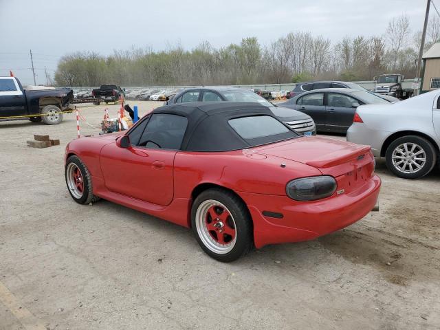 JM1NB353230308828 - 2003 MAZDA MX-5 MIATA BASE RED photo 2