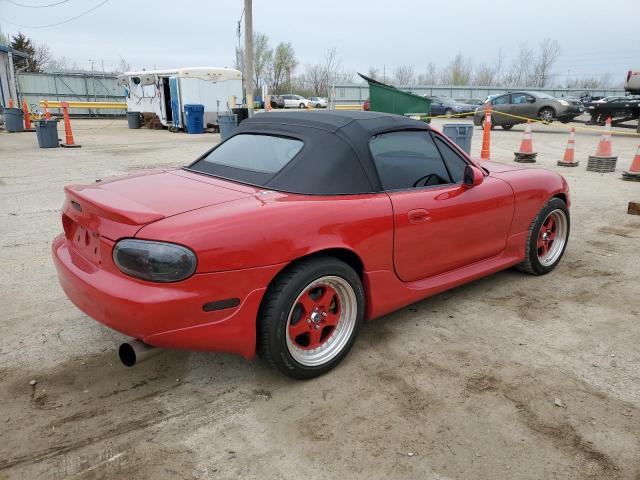 JM1NB353230308828 - 2003 MAZDA MX-5 MIATA BASE RED photo 3