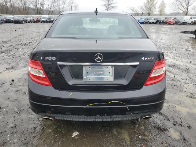 WDDGF8BB3BR163580 - 2011 MERCEDES-BENZ C 300 4MATIC BLACK photo 6