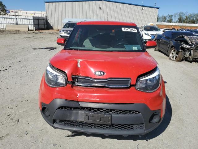 KNDJN2A22K7670872 - 2019 KIA SOUL RED photo 5