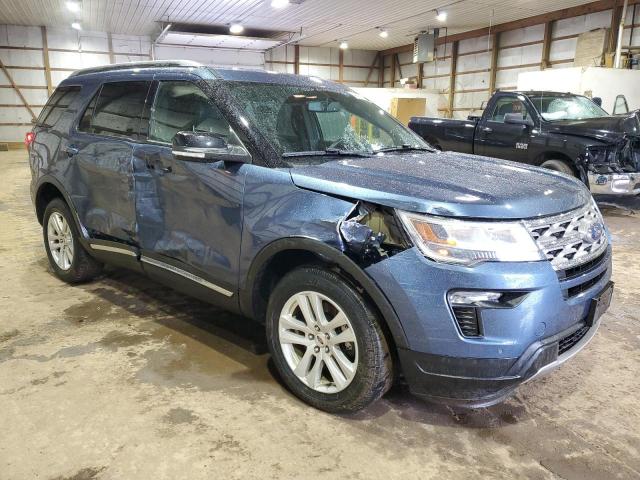 1FM5K8D84JGB05630 - 2018 FORD EXPLORER XLT BLUE photo 4