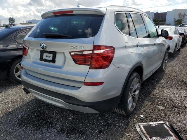 5UXWZ7C39H0V92569 - 2017 BMW X3 SDRIVE28I SILVER photo 3