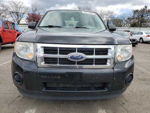 1FMCU0C7XCKB93420 - 2012 FORD ESCAPE XLS BLACK photo 5