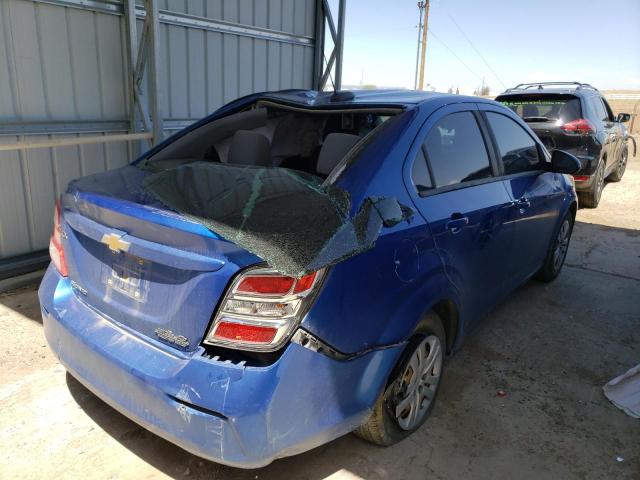 1G1JB5SHXJ4115674 - 2018 CHEVROLET SONIC LS 蓝色 照片 3