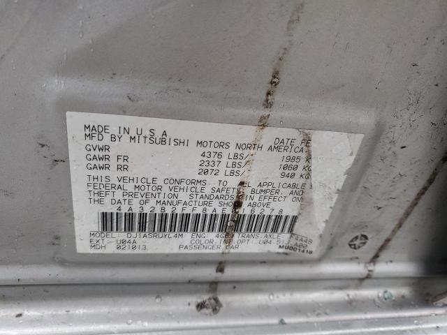 4A32B2FF8AE016278 - 2010 MITSUBISHI GALANT FE SILVER photo 13