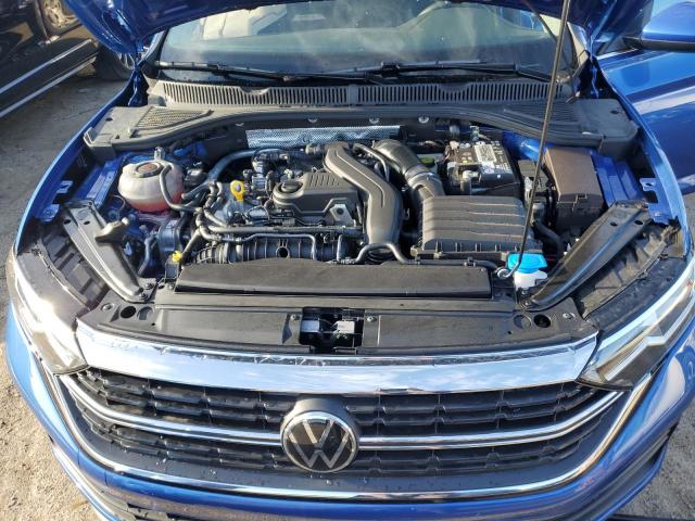 3VWEM7BU5NM031300 - 2022 VOLKSWAGEN JETTA SE BLUE photo 11