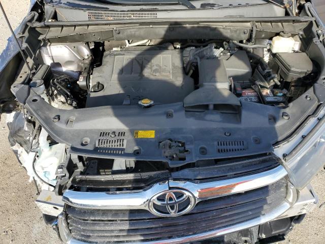5TDKKRFHXFS097234 - 2015 TOYOTA HIGHLANDER XLE GRAY photo 12