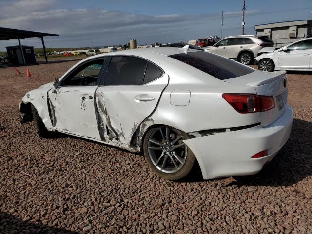 JTHBF5C23B5145183 - 2011 LEXUS IS 250 WHITE photo 2