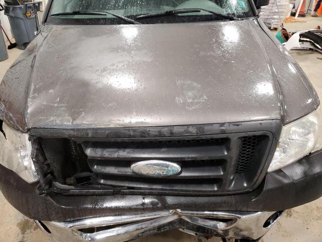 1FTRX14W76KC91844 - 2006 FORD F150 GRAY photo 11